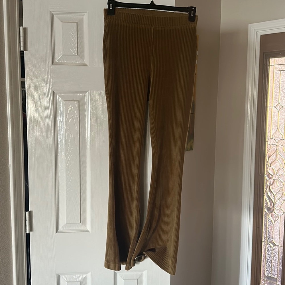 Aerie Cord High Waist Flare Pant - Size M Reg